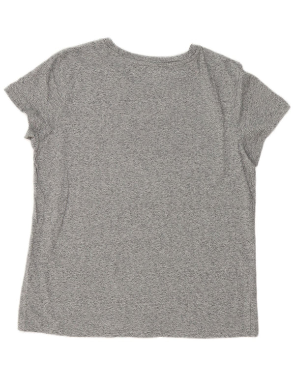 Levi's Camiseta gráfica para mujer Top UK 46 Large Grey Moteado