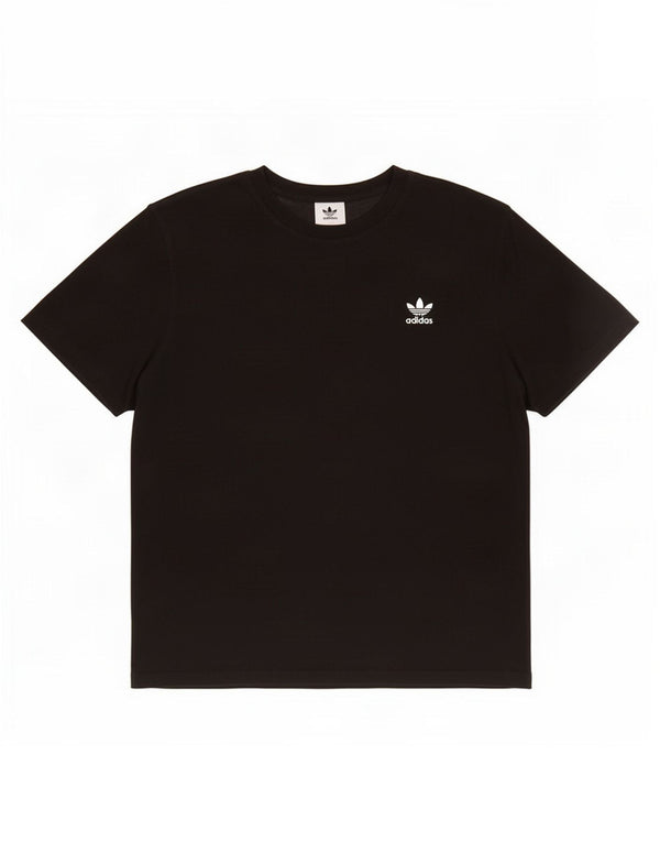 Adidas - Camiseta para hombre, talla grande, algodón negro
