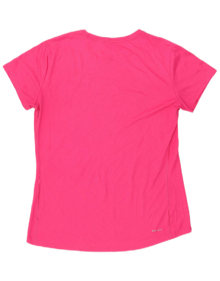 NIKE Camiseta Dri Fit para Mujer UK 40 Grande Rosa