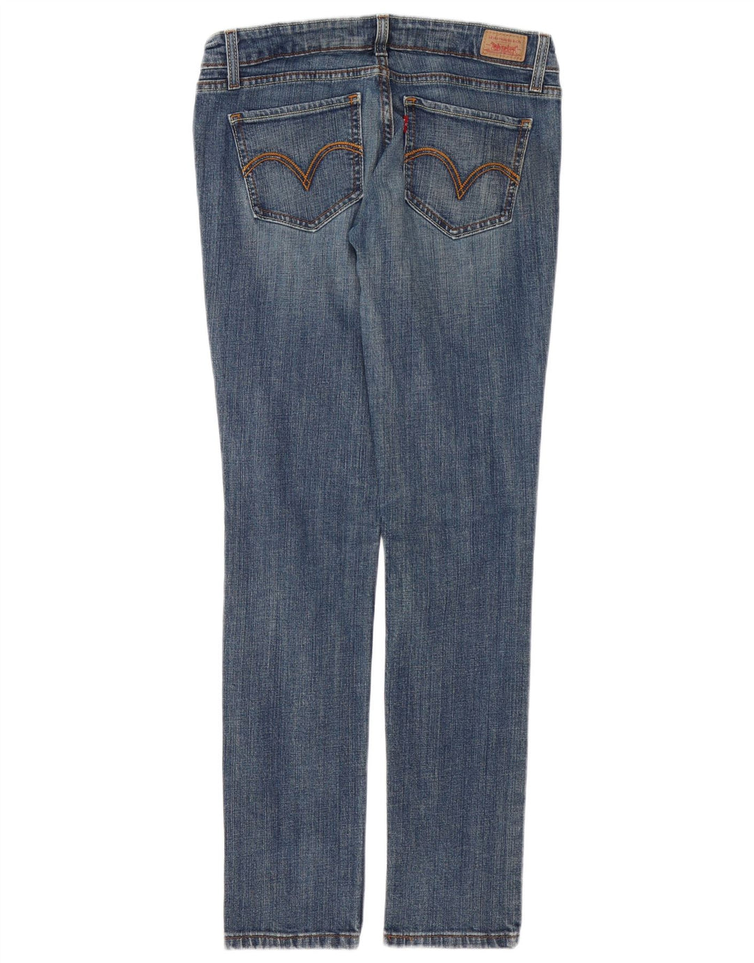 LEVI'S Jeans 524 Super Low Skinny para mujer US 9 Medium W30 L28 Algodón azul