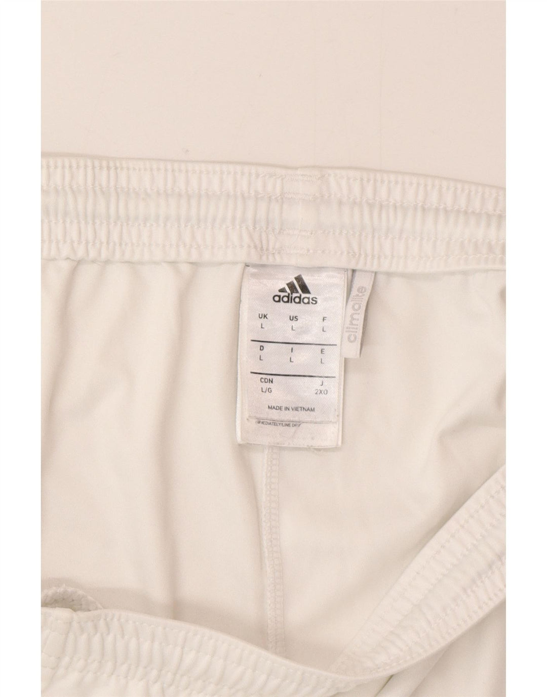 Adidas Mens Climalite Sport Shorts Grande Blanco Poliéster
