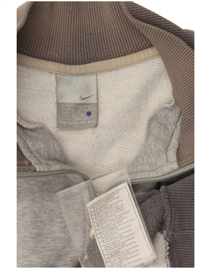 NIKE Chaqueta de chándal gráfica para niños 13-14 años XL Gris Colorblock
