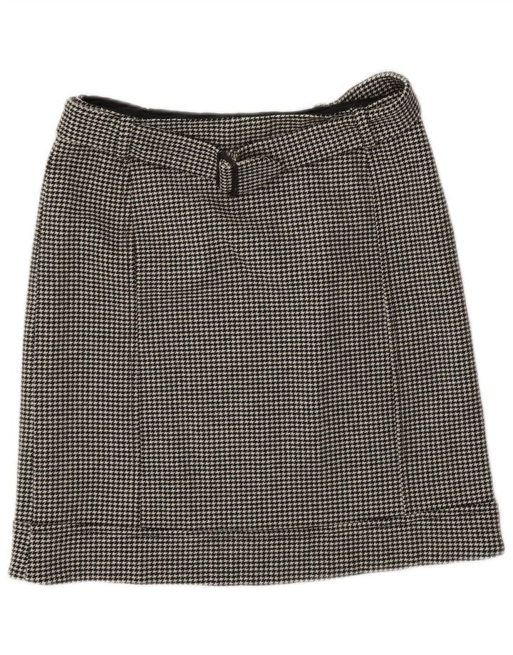 MAX MARA Conjunto de falda de 2 piezas con 4 botones para mujer UK 10 Small W28 Grey Classic