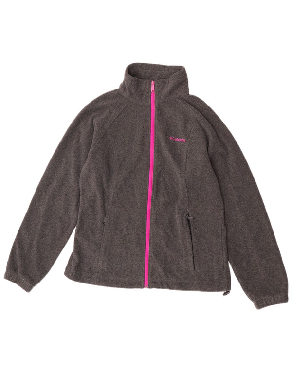 Columbia Chaqueta polar para mujer UK 44 Gris medio Poliéster Deportes