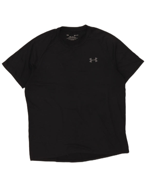 Camiseta Under Armour Hombre Top Small Negro Poliéster