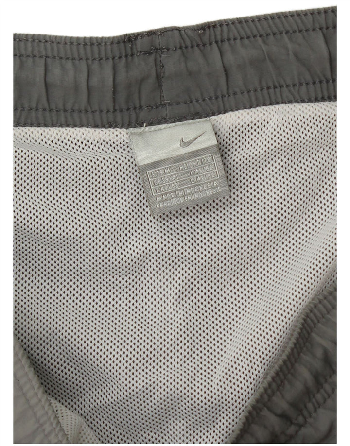 Nike Shorts deportivos para hombre UK 39/41 Nylon color block gris medio