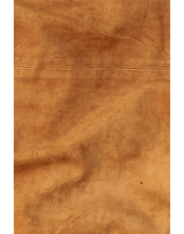 Effegi Chaqueta de ante para mujer IT 47 Cuero marrón grande