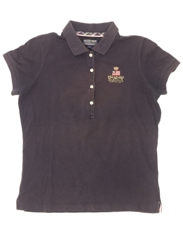 Polo Ralph Lauren Polo para mujer Reino Unido 16 Grande Azul Marino Algodón