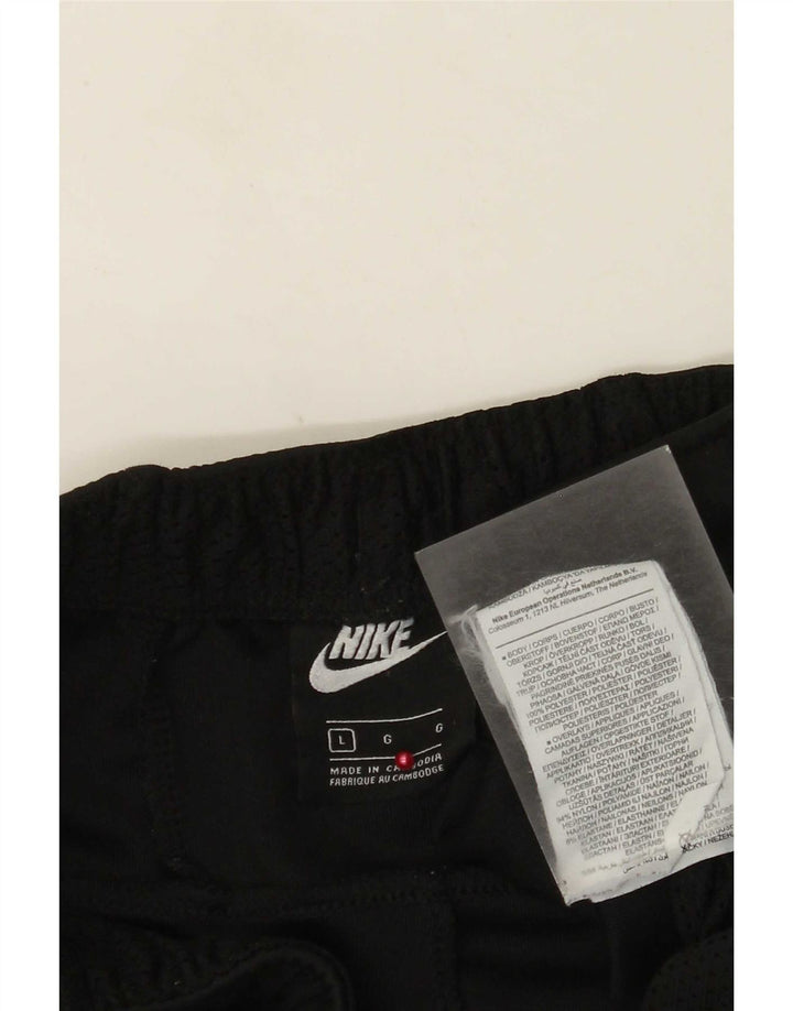 Nike Pantalones De Chándal Joggers Large Negro Colorblock Poliéster