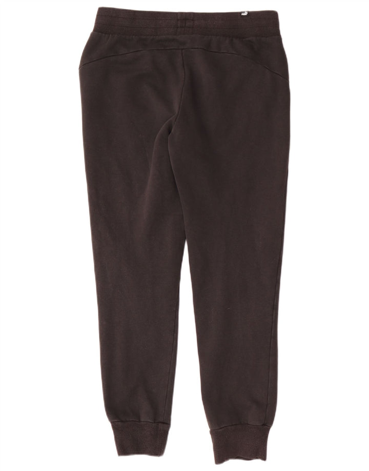 Puma Mujer Chándal Pantalones Joggers UK 12 Medium Negro