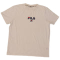 Fila Camiseta gráfica para hombre Top XL Algodón blanco