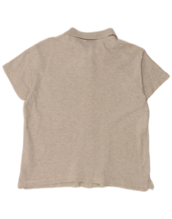 LOTTO Blusa de manga corta para mujer UK 20 2XL Algodón gris