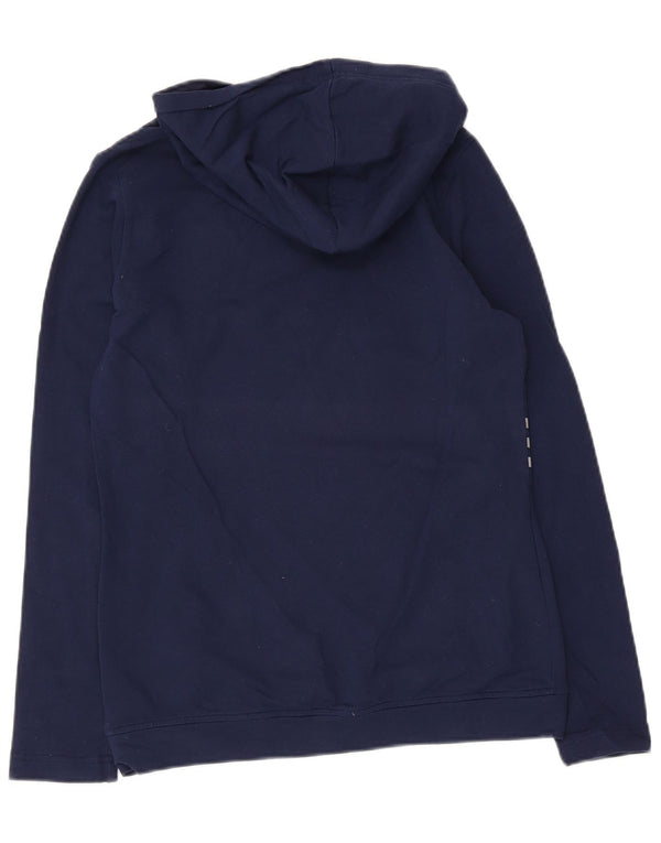Adidas Sudadera con capucha para mujer UK 12 Medium Azul marino Algodón