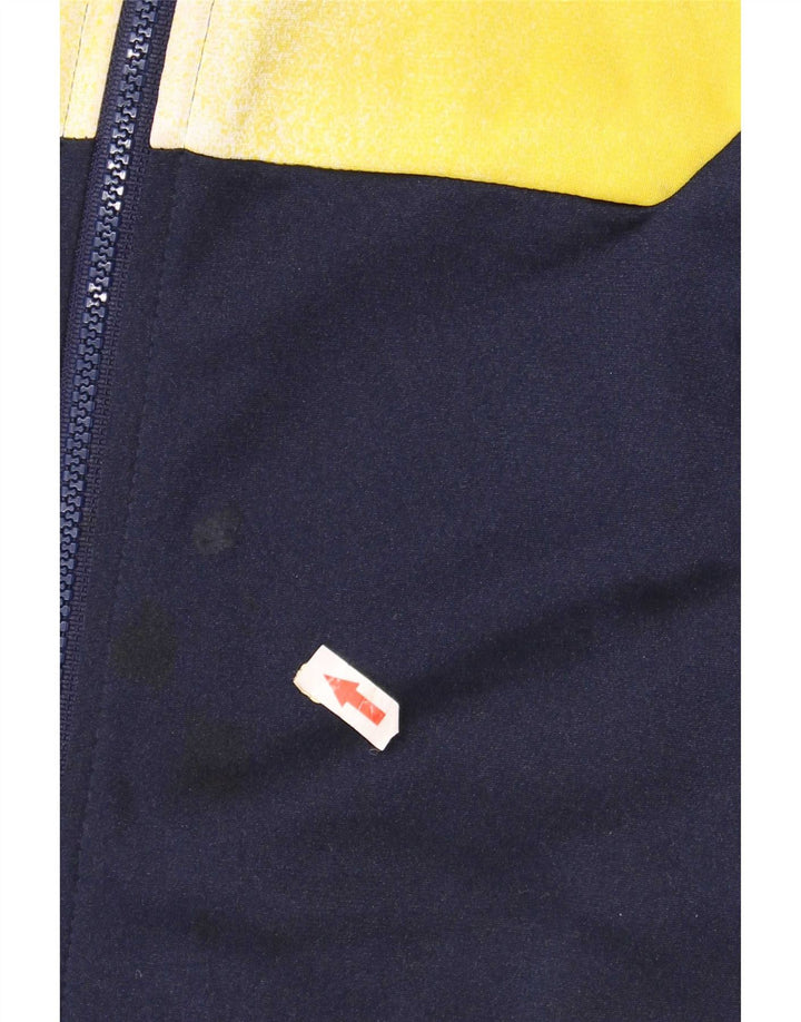Sergio Tacchini - Chaqueta de chándal para hombre IT 52 grande azul marino retro