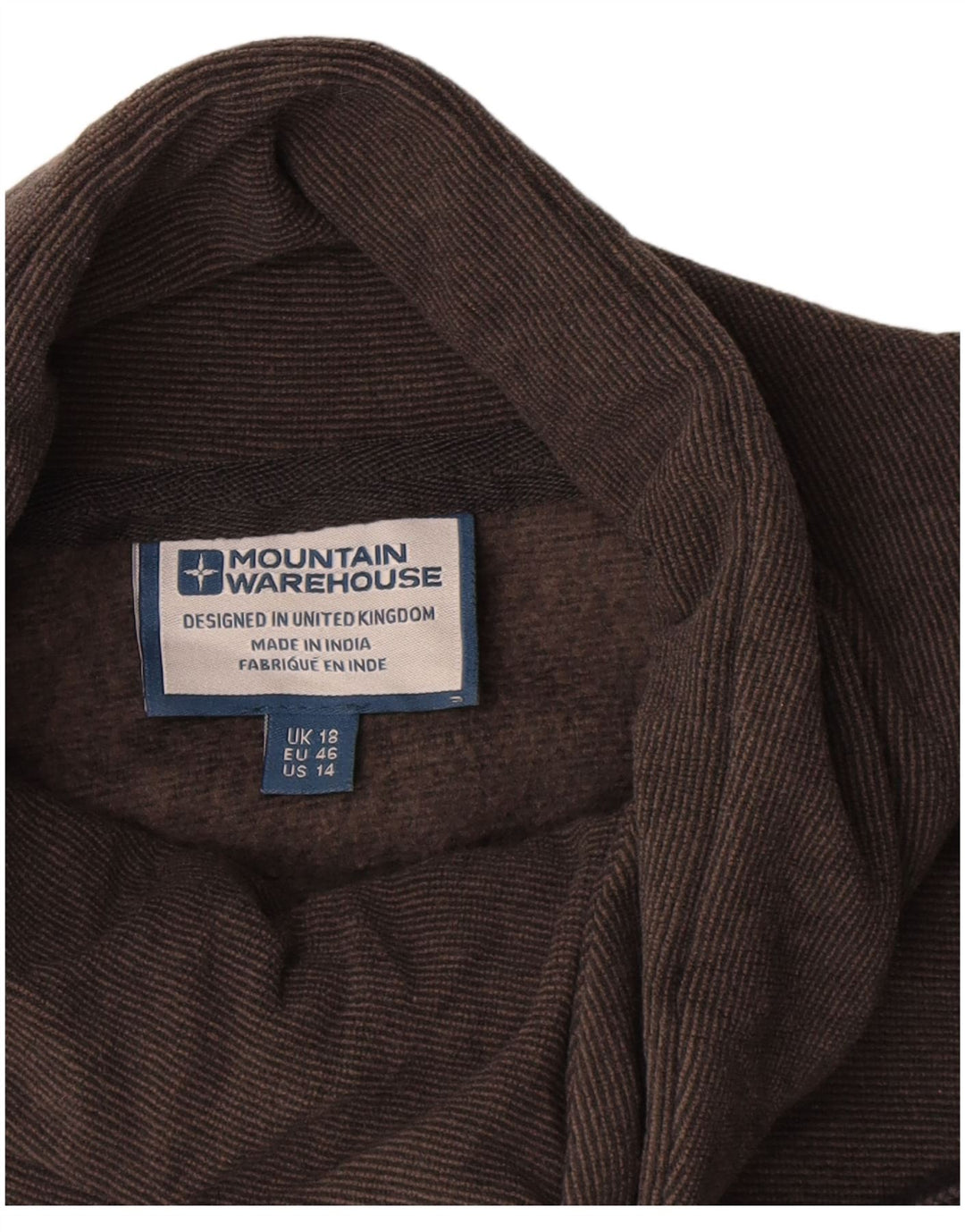 Mountain Warehouse Jersey tipo sudadera con cuello vuelto para mujer UK 40 XL Gris