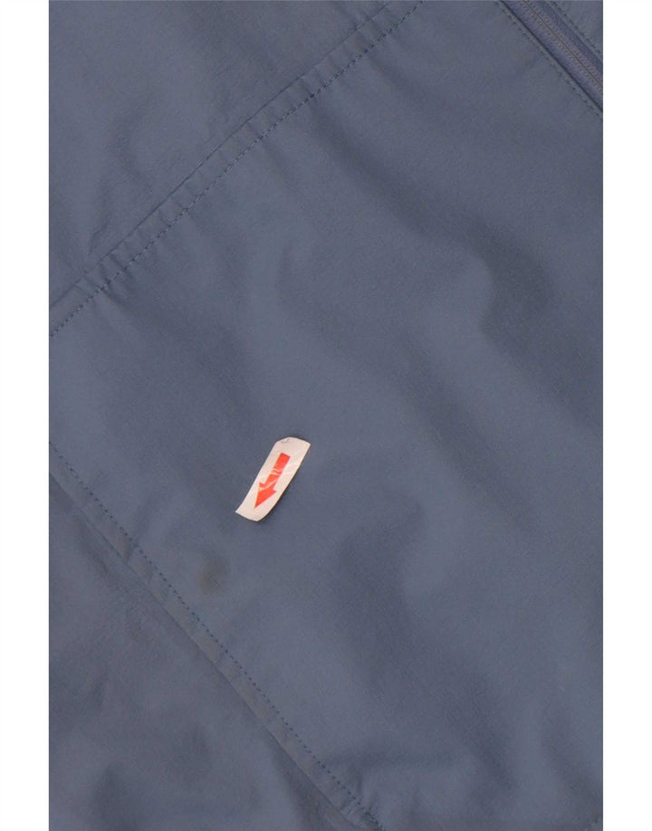 Timberland Chaqueta impermeable con capucha para hombre UK 40 Large Blue Nylon
