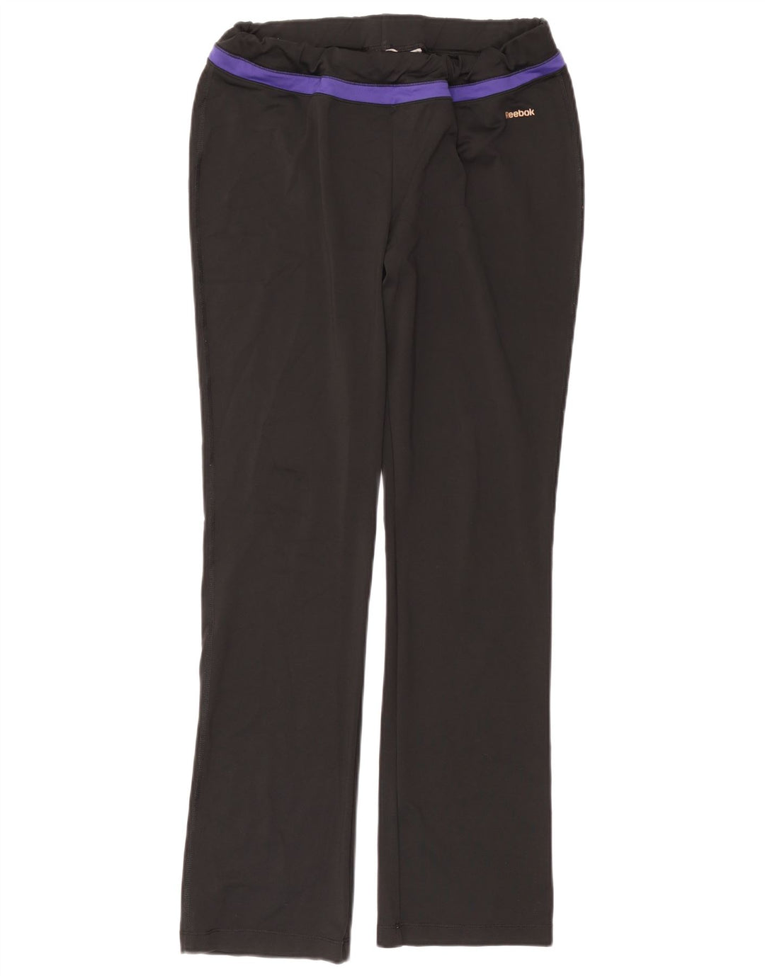 REEBOK Pantalones de chándal para mujer UK 44 Large Poliéster negro