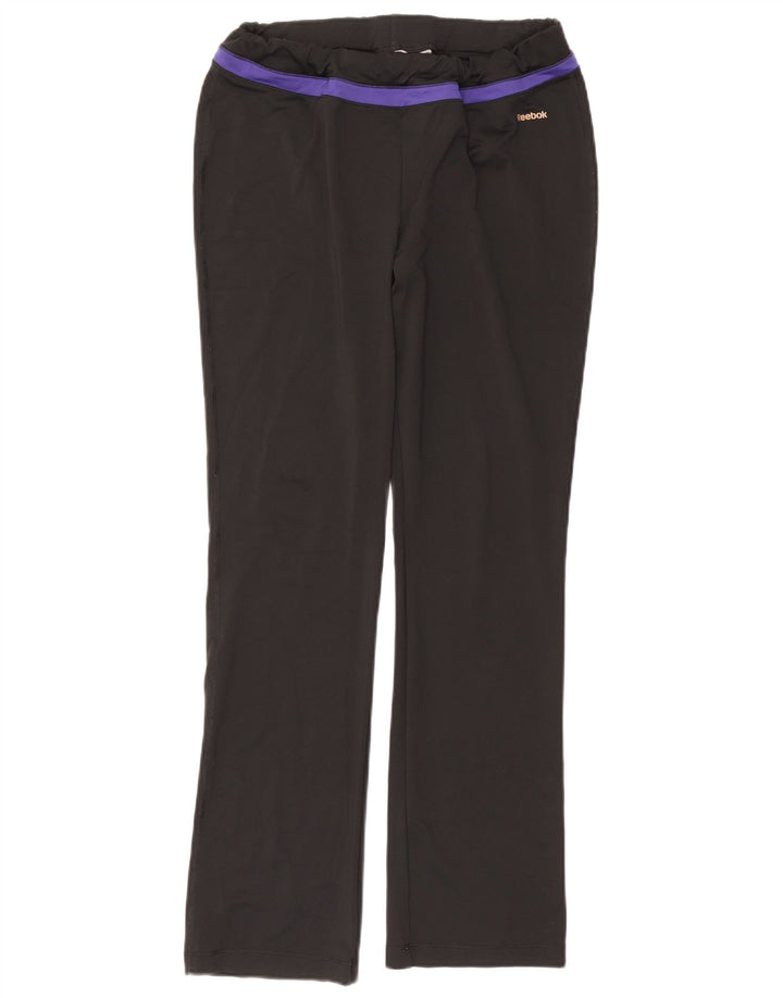 REEBOK Pantalones de chándal para mujer UK 44 Large Poliéster negro