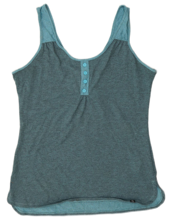 The North Face Camiseta sin mangas para mujer UK 44 Poliéster azul grande