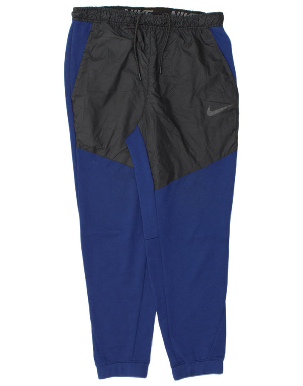 Nike Pantalones De Chándal Joggers Large Azul Colorblock Poliéster