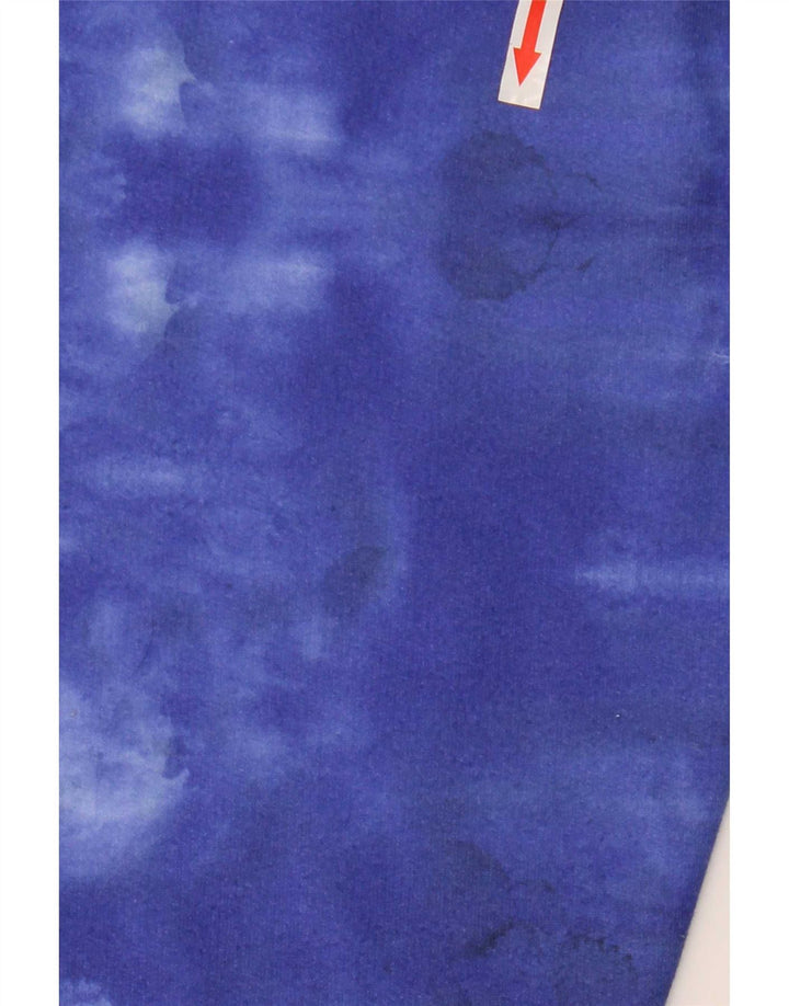Adidas - Sudadera de gran tamaño con gráfico para mujer, talla 10, color azul