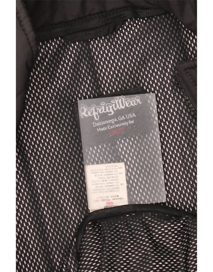Refrigiwear Chaqueta acolchada Cruz para mujer UK 6 XS Poliamida negra