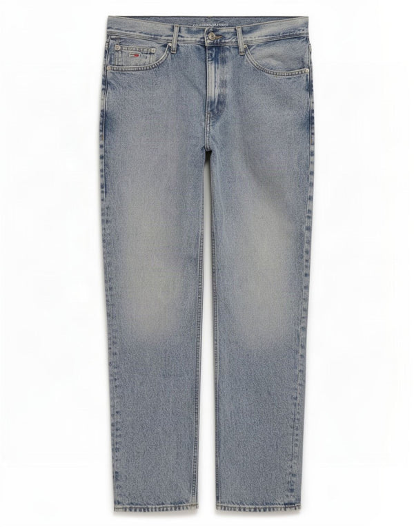 Tommy Hilfiger Vaqueros rectos para hombre W32 L32 Algodón azul