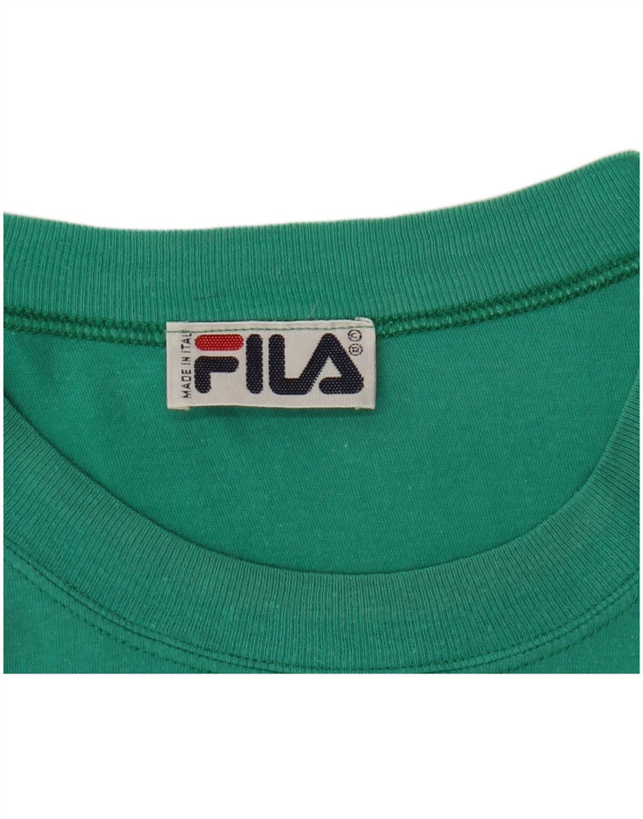 Fila Camiseta gráfica para hombre Top XL Verde