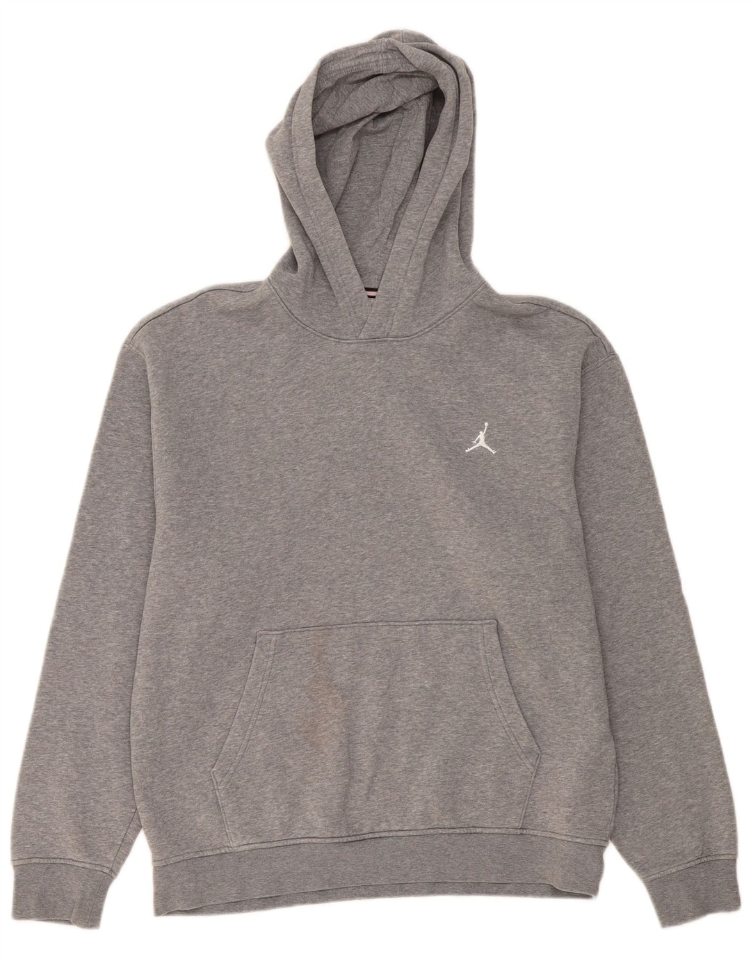 Jersey con capucha Jordan para hombre de algodón moteado en gris medio