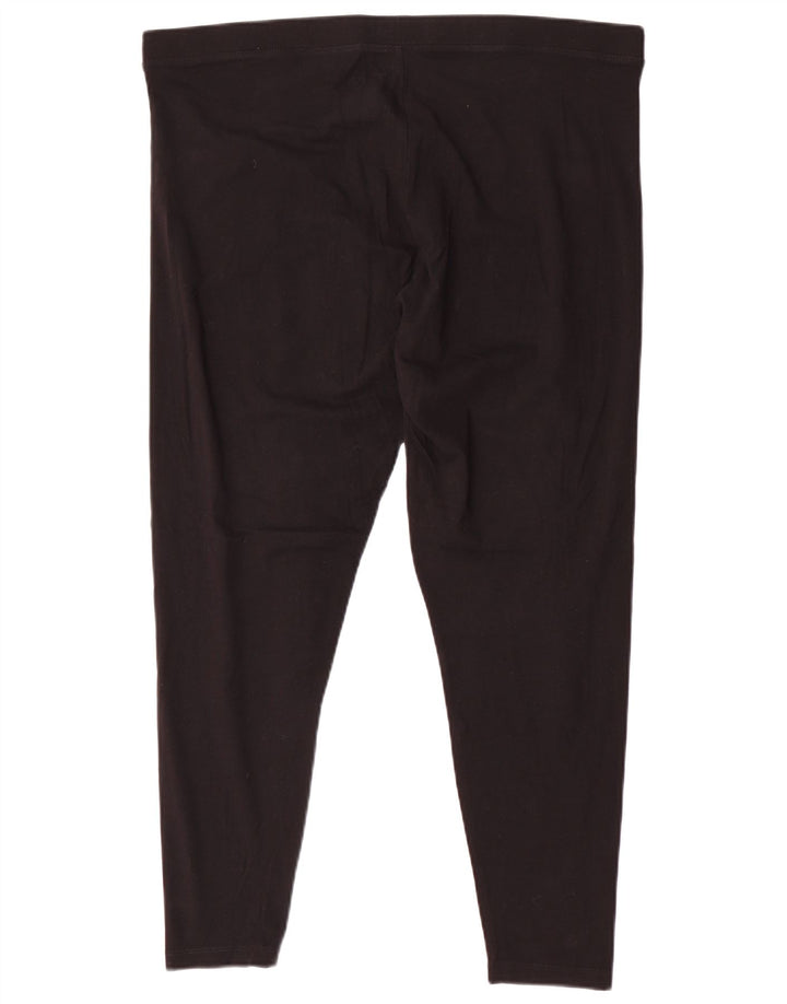 Marks & Spencer Leggings para mujer UK 20 2XL Algodón negro
