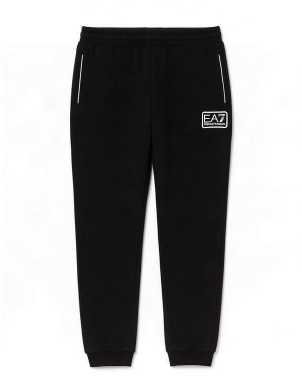 Emporio Armani Pantalones de chándal con estampado gráfico para niños 11-12 años Negro