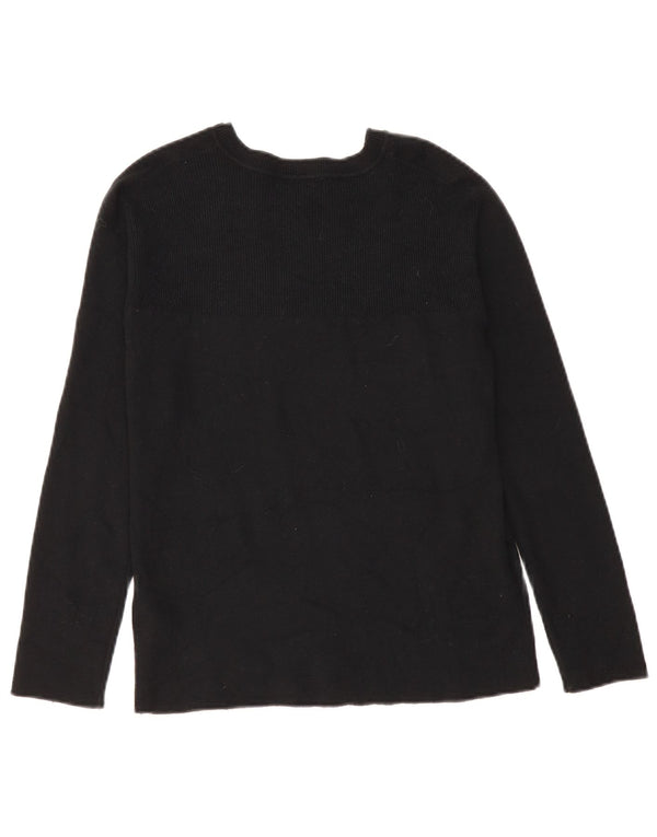 Marks & Spencer Jersey con Cuello Barco para Mujer UK 6 XS Viscosa Negra