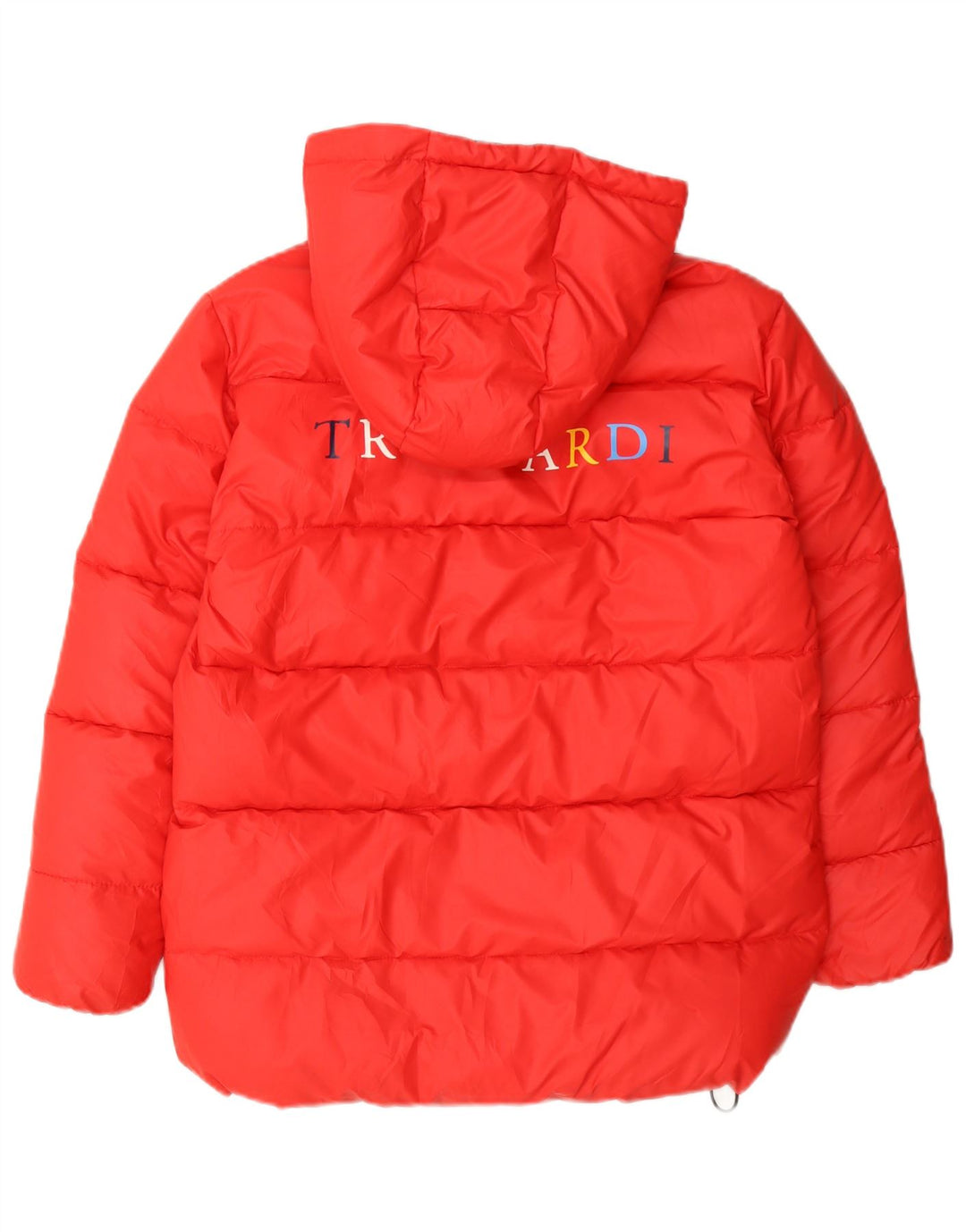 Trussardi Chaqueta acolchada con capucha y gráfico para niño 11-12 años Rojo Poliéster