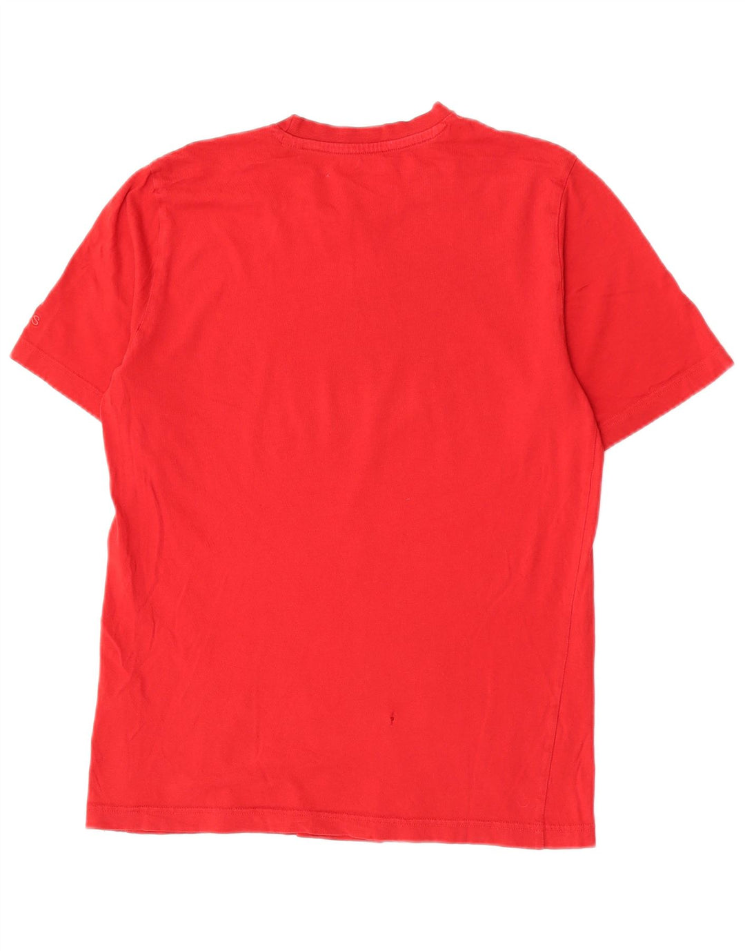 Adidas - Camiseta gráfica para hombre, talla pequeña, algodón rojo