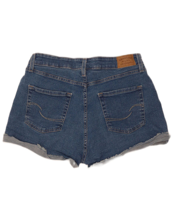 Levi's Pantalones cortos de mezclilla de talle alto para mujer US 12 Large W31 Algodón azul