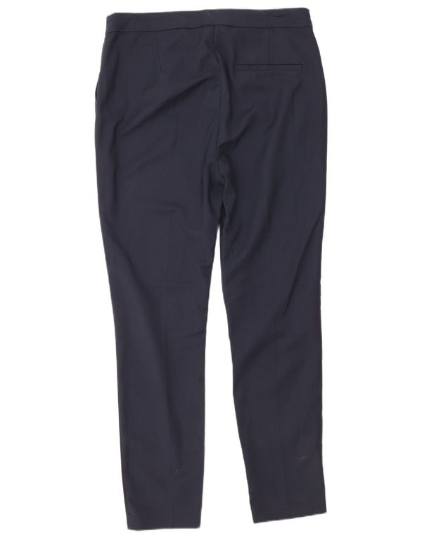 Zara Pantalones Casuales Pitillo para Mujer EU 44 Large W34 L29 Algodón Azul Marino