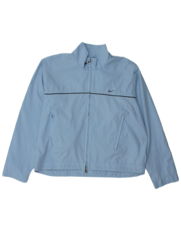 Nike - Chaqueta de chándal extragrande para mujer, talla 12/14, poliéster azul grande