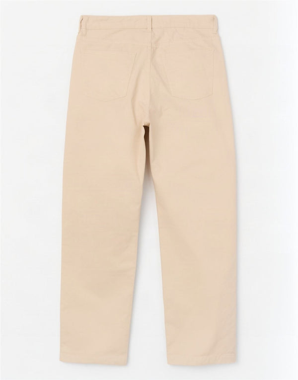 Cerruti 1881 Pantalones Casuales Rectos Para Hombre W32 L28 Lino Blanco