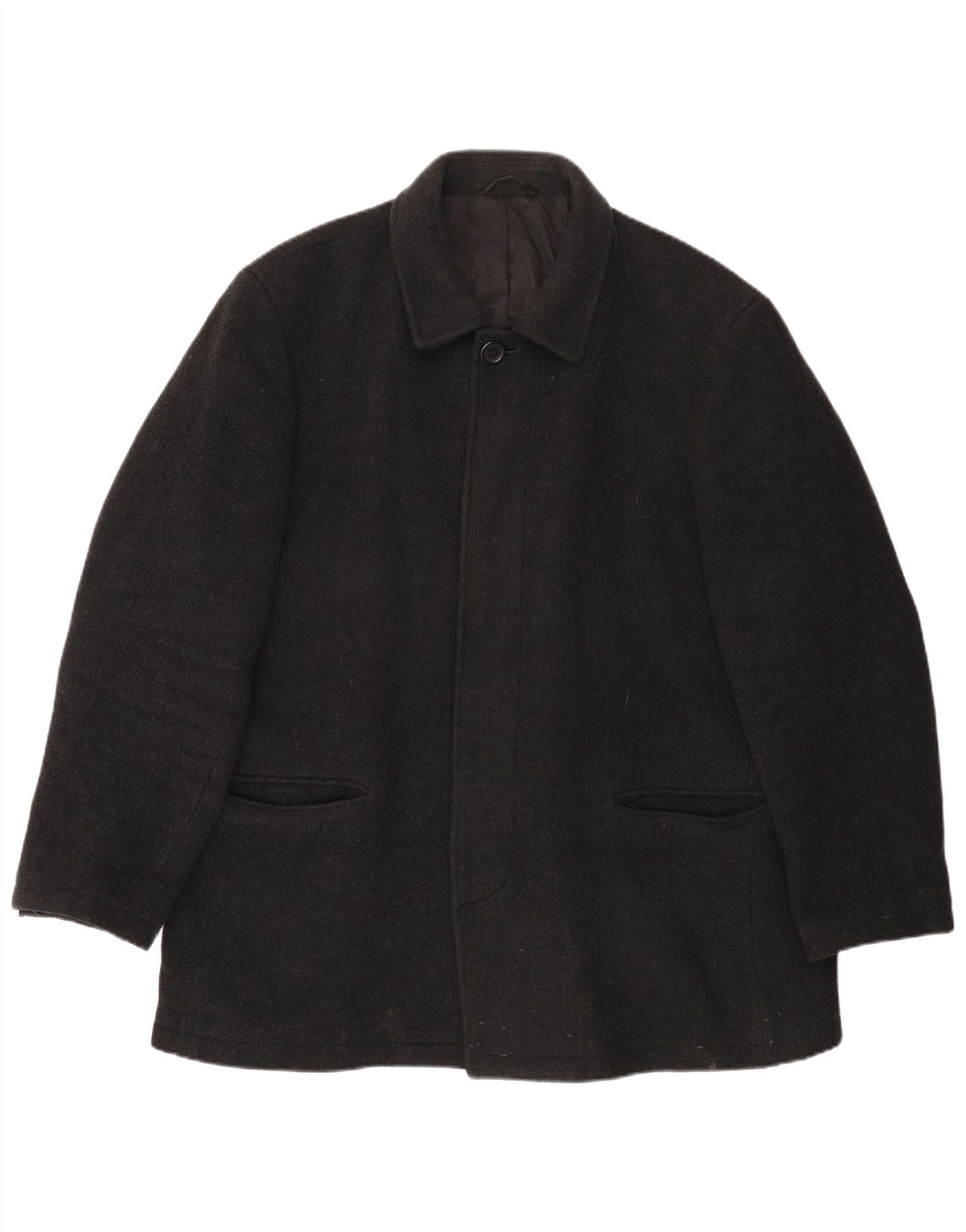 Abrigo Jaeger para hombre UK 42 XL Lana gris