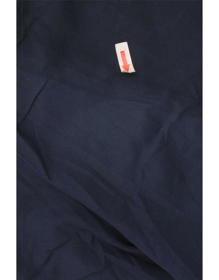 Reebok - Pantalones cortos deportivos para hombre, talla grande, poliéster, color azul marino