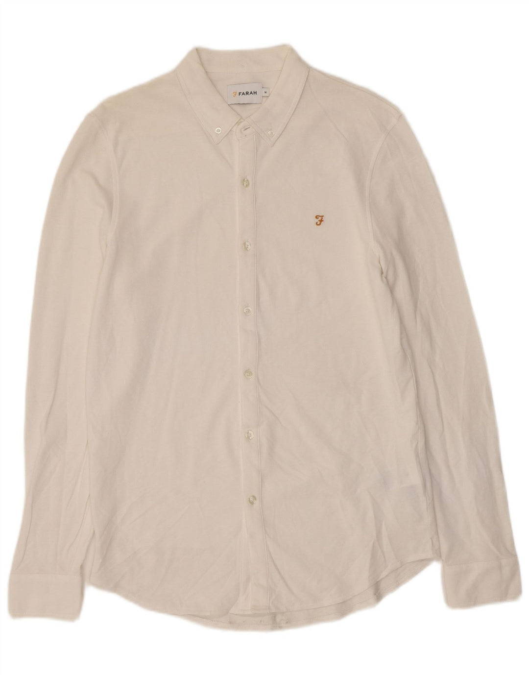 Camisa Farah Hombre Mediana Algodón Blanco