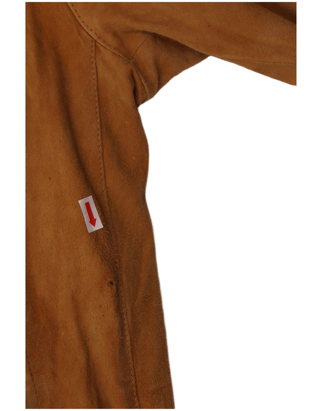 Vintage hombres ante bomber chaqueta Reino Unido 42 XL cuero marrón