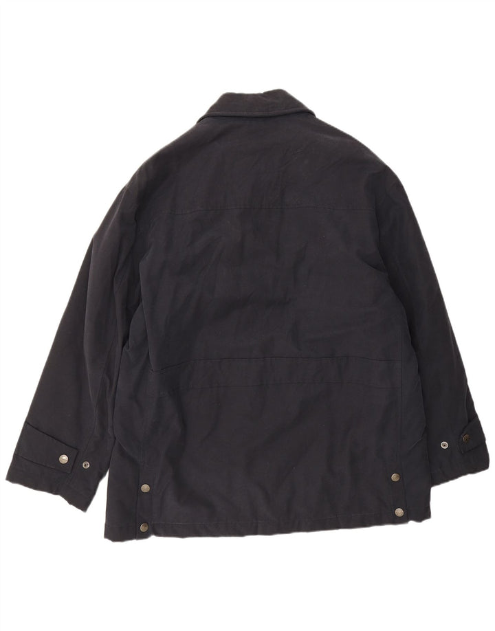Belfe Chaqueta cortavientos para hombre UK 38 Medium Azul marino Algodón