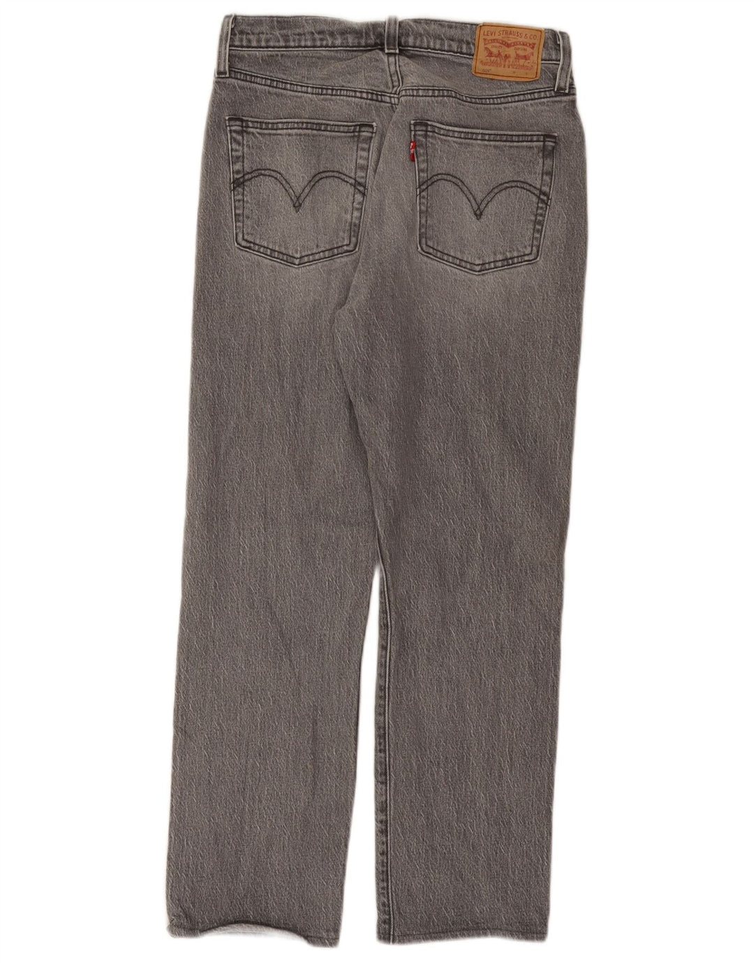 Levi's Vaqueros Rectos 501 Para Mujer W27 L28 Algodón Gris