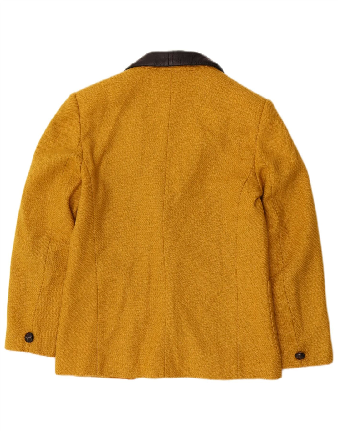 PENNY BLACK Chaqueta tipo blazer de 2 botones para mujer UK 10 Small Yellow Colourblock
