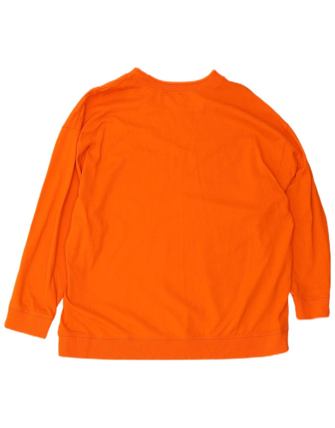 ZARA Mujer Sudadera Jumper UK 46 Large Naranja Algodón