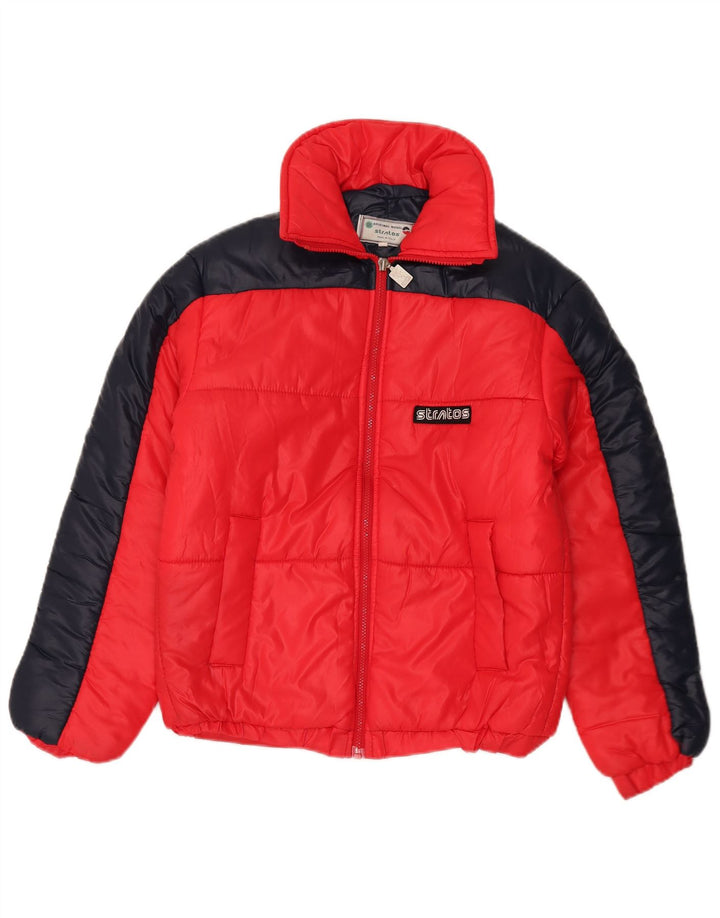 Chaqueta Acolchada Mujer Stratos IT 44 Medium Rojo Colorblock Poliamida