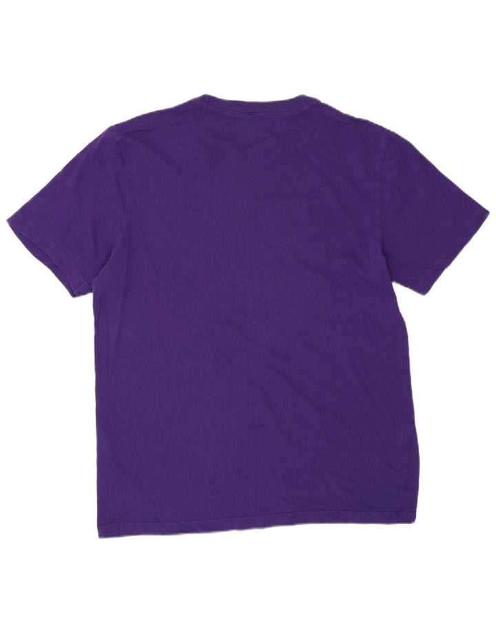 NIKE Camiseta gráfica para hombre Top de algodón morado medio
