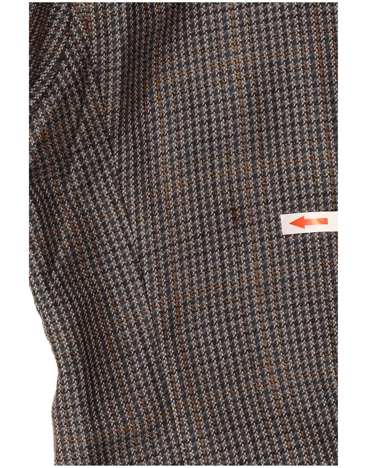 Chaps Chaqueta tipo blazer de 2 botones para hombre UK 42 XL Gris pata de gallo