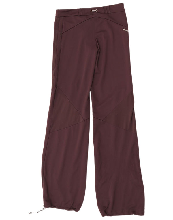 Adidas Mujer Clima 365 Chándal Pantalones Joggers UK 8 Small Borgoña